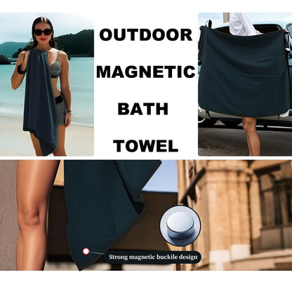 Premium Quality Portable Magnetic Towel for Outdoor Sports and Swimming